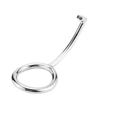 Cock Ring Stainless Anal Set Steel with DiscreetChoice 4663 Hook 0327
